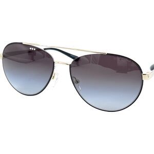 Michael Kors MK1071 (Aventura) Womens Sunglass 10148G Black/Lt Gld